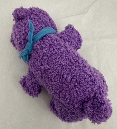 VNTG Bear in the Big Blue House Pip and Pop Jim Henson 8" Purple Plush RARE - Picture 12 of 17