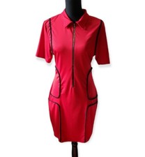 Red & Black Bodycon Dress