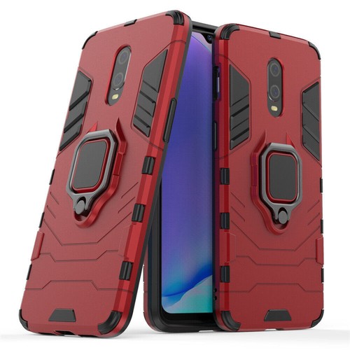 For Oneplus 6T 7T 8T 7 Shockproof Armor Rugged Magnetic Ring Stand Case Cover - Picture 2 of 11