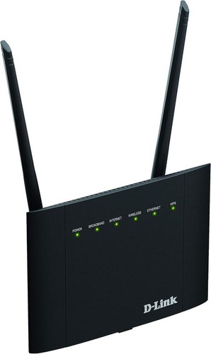 D-Link Modem Router Wireless AC1200 Gigabit VDSL/ADSL Dual-Band schwarz