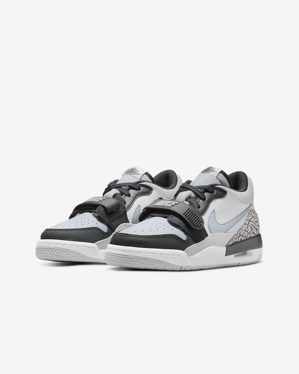 Genuine Nike Air Jordan Legacy 312 Low GS White/Black-Wolf
