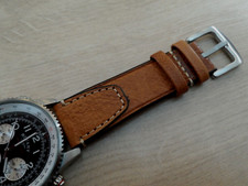 Tan Vintage Leather Watch Strap fits Rotary Chronospeed Watch 22mm Quick Release