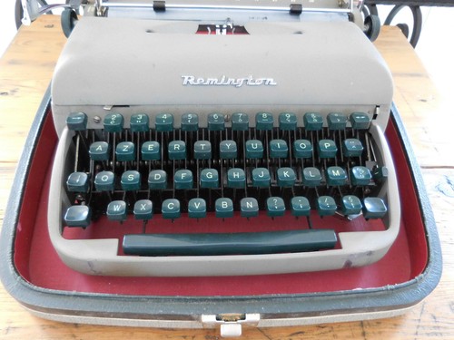 -maschine Schreiben Mécanique Remington Art Writer 1930 1950 Art Deko Design USA - Afbeelding 2 van 12
