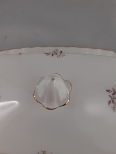 Royal Albert Lavendel Rosenbutterschale 1. Qualität Knochenchina britisch - Bild 6 von 13
