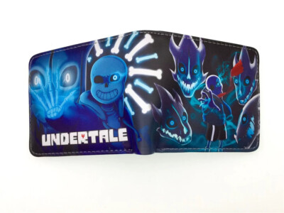 Undertale Sans Papyrus wallet & Purse ID Credit Card Holder Leather Bag wallet