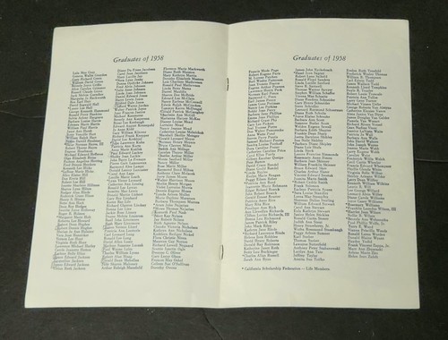 Frank Zappa High School Graduation Commencement Program - Picture 2 of 3