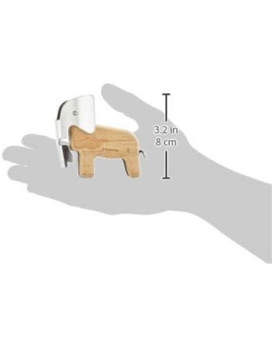 Kikkerland Elephant Corkscrew Multi Tool Steel Bottle Opener Kitchen - Picture 3 of 3