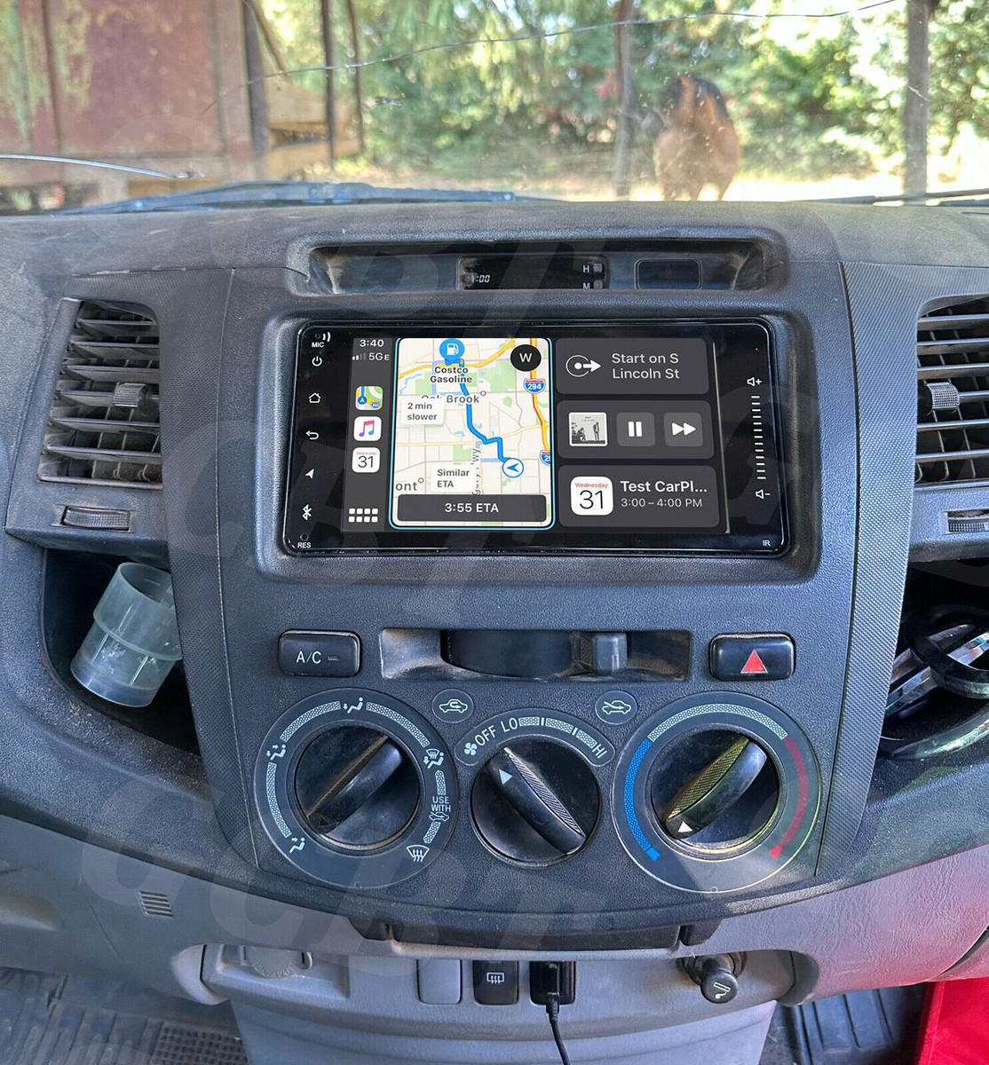 Apple - しい@ For Toyota Hilux 2004-2011 Apple CarPlay Android 13 Car
