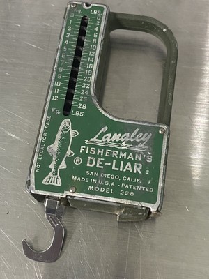 Balance De Pêche Langley Tout Métal Modèle 228 – Vintage Et Costaud Pour Les Passionnés