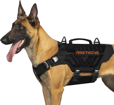 OneTigris Tactical Dog Harness Full Metal, X-ARMOR No Pull M 