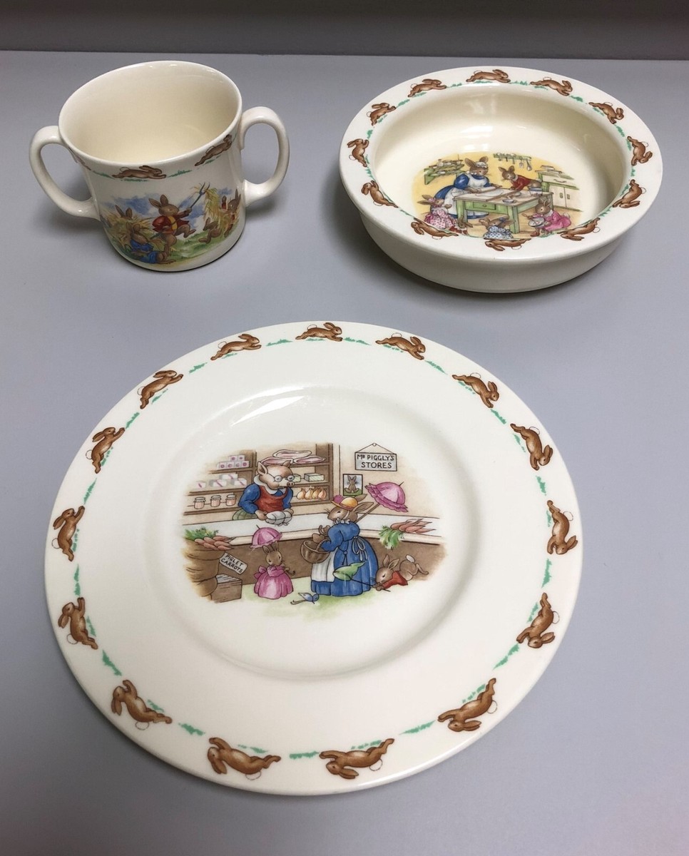 Royal Doulton Bunnykins Piece Set English Fine Bone China