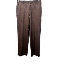 Austin Reed Of Regent Street Brown Wool Men  s Dress Pants