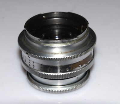 Rare Chrome style Carl Zeiss Jena Tessar 2.8/50 Exakta mount for