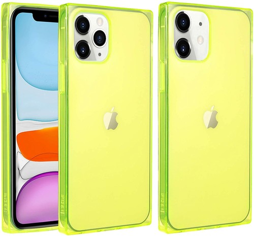 Square Case For Iphone 12 For Iphone 12 Pro 6 1 Cute Crystal Clear Design Sl Ebay