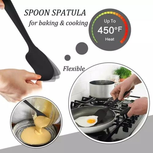 Silicone Spatula 28cm Baking Flexible Scraper Cake Cream Butter Mixing cooking - Picture 4 of 9