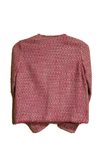 Brooks Brothers Pink and Grey Fleece Blazer - Picture 2 of 3