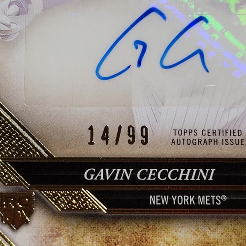 Gavin Cecchini 2017 Topps Triple Threads #14/99 Rookie Autographs #RA-GC RC AUTO - Bild 3 von 4