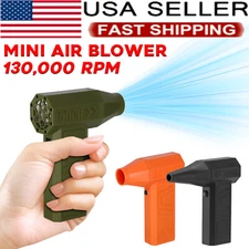 130,000 RPM Mini Jet Dry Blower Portable Air Blower Electric Jet Fan