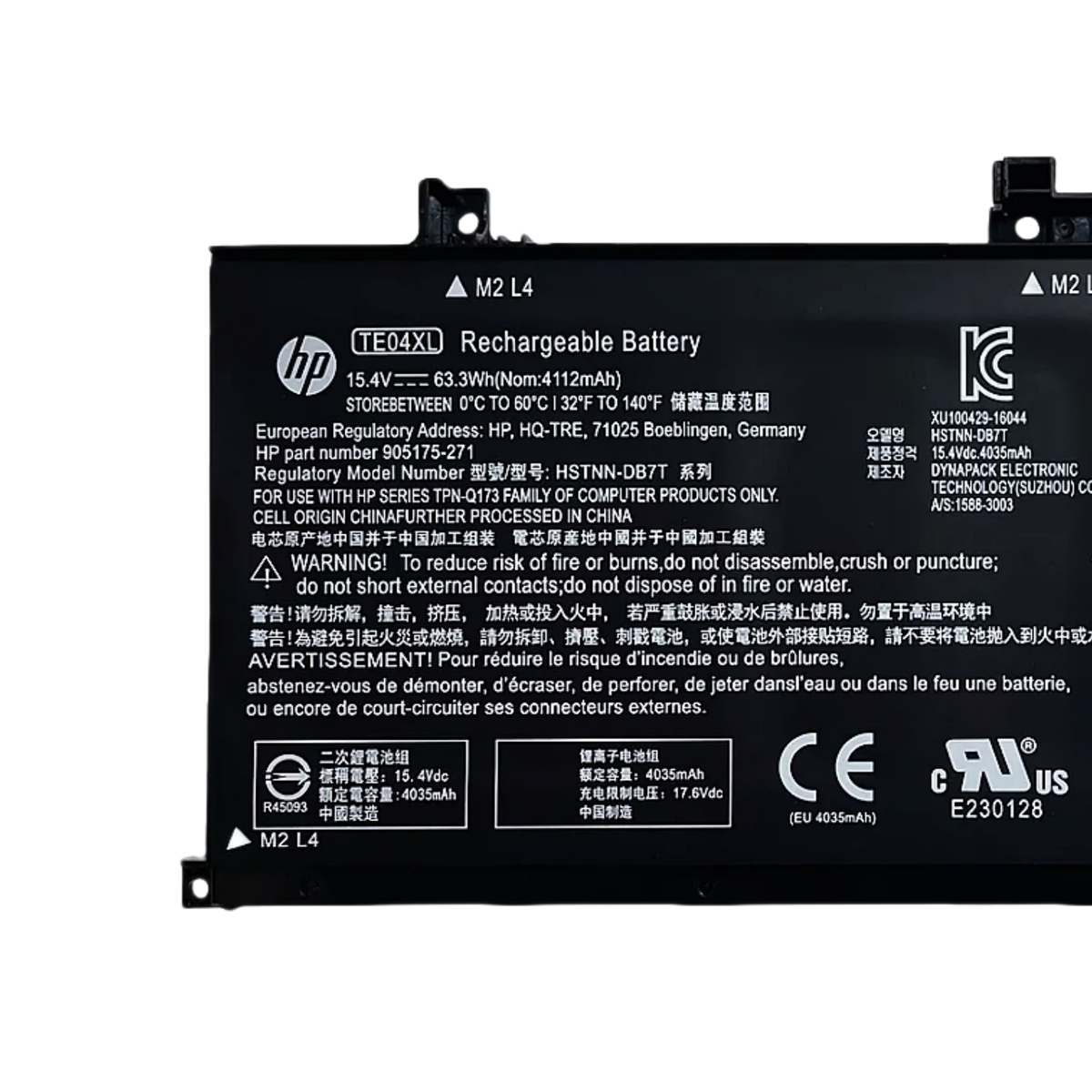 Batteria New Net TE04XL 3000 MAh – 15.2-15.6V Compatibile HP Omen E Pavilion (TE04061XL, HSTNN-DB7T...)