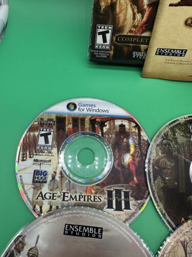 Age Of Empires 3 PC Game Complete CIB W/ Manual & Reference Book Clean/Tested - Picture 2 of 12
