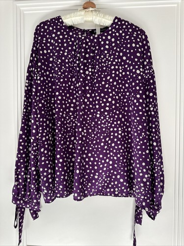 Zara XL seidig lila Top TOP ZUSTAND