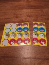 Vintage 80s Stickers Scratch And Sniff 3M  Banana Scent Farm Animals. 