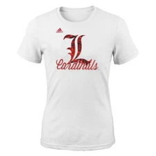 Louisville Cardinals Adidas NCAA Youth White "Geo Grid" T-Shirt
