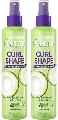Garnier Hair Care Fructis Style Shape Curl Defining Spray Gel, 8.5 oz 2 Pack