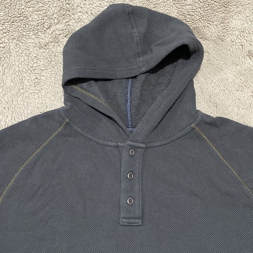 Solaris Sweater Mens L Gray Thermal Hoodie - Picture 2 of 5