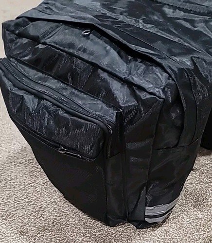 Bicycle Pannier Storage Bag Rear Rack Bike Saddle Bag Lot Of 2 - Picture 3 of 8