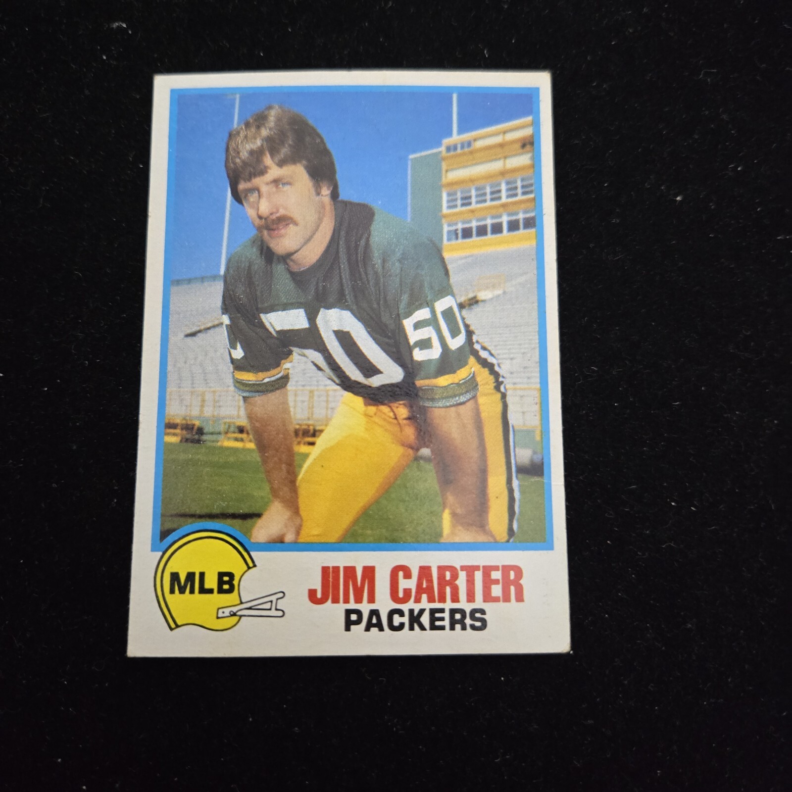 1978 Holsum Bread Topps Football NFL Card Green Bay Packers Jim Carter