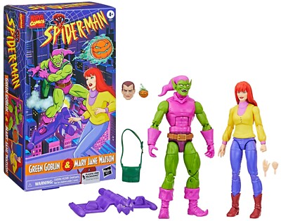 Marvel Legends Green Goblin & Mary Jane Spiderman Action Figure 2 Pack New