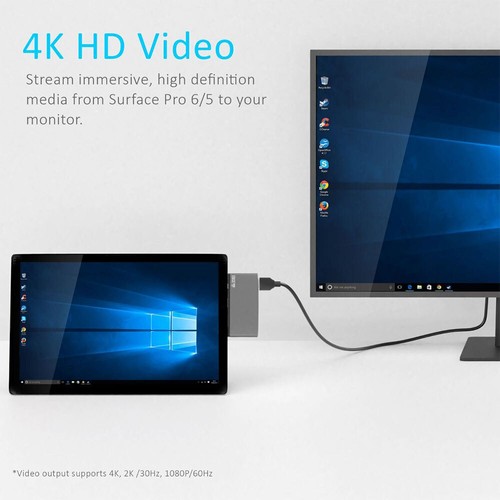 Mbeat Edge Pro P78 Multifunction USB Hub/Adapter f/Microsoft Surface Pro Gen 5/6 - Picture 4 of 6