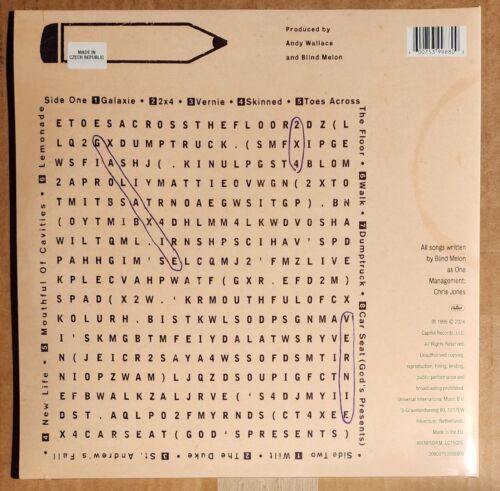 Blind Melon - Soup - New 1 LP Limited Edition Orange Vinyl - Picture 2 of 2