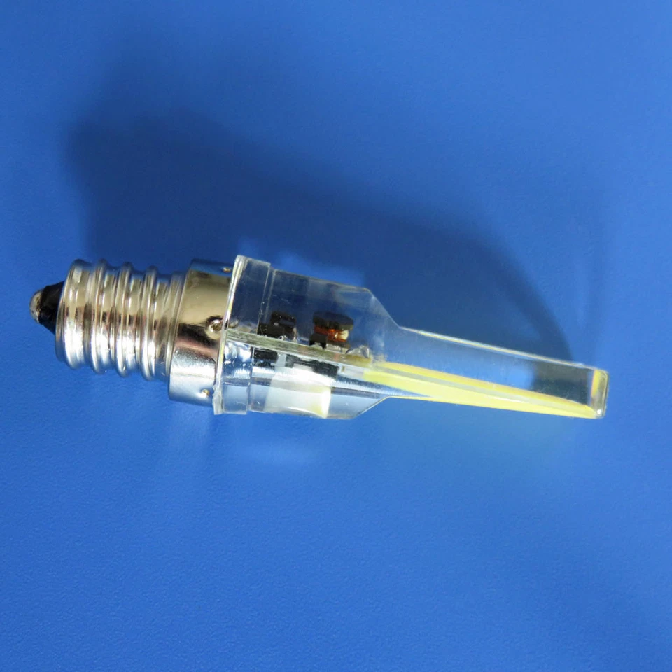 10pcs E12 Candelabra C7 COB 2508 LED bulb 3W DC12~24V White Landscape light Lamp - Image 4 of 4
