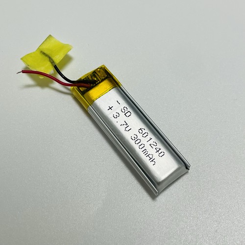 2 pcs 3.7V 300mAh 1.11Wh polymer Li Battery 601240 For GPS Bluetooth Headphones - Picture 2 of 4