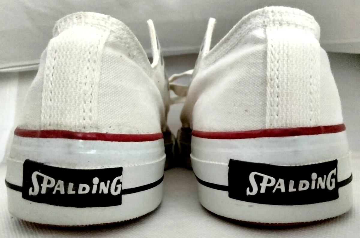 Vintage 1940s / 50s AG Spalding White Canvas Court Tennis Shoes Men's Sz 9 NOS Vintage 1940s / 50s AG Spalding White Canvas Court Tennis Shoes Men's Sz 9 NOS
