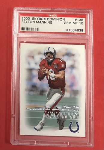 2000 Skybox Dominion Peyton Manning #138 PSA 10 Gem Mint (#31504638)