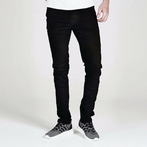 Firetrap Mens Skinny Jeans Tonal Stitching Denim Trousers Casual Pants Bottoms