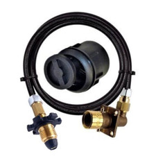 UK Gas Bottle Refill Set Bayonet Elbow Filling&soft nose Hand wheel Pol Swivel.