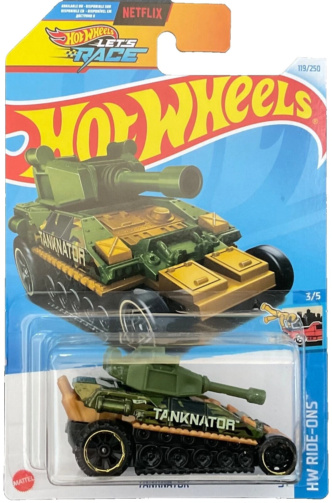 Tanques de metal fundido Hot Wheels Plástico