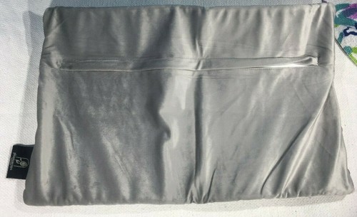 Phantoscope Acolchado 12 X 20 Terciopelo Trenza Textura Gris Paquete de 2 - Imagen 6 de 7