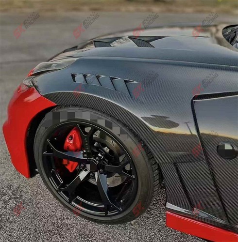 Kits de guardabarros delanteros de fibra de carbono/carbono forjado para Nissan 370Z Z34 2009-2021 - Imagen 12 de 24