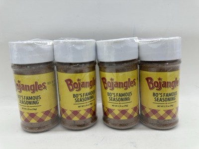Bojangles' Famous Chicken 'n Biscuits French Fry Seasoning 4-pack, BB 5/19/26