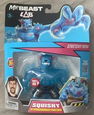 Hypercharged Panther Stretchy Hero Toy - 4.5" Collectible with Unique Fillings