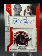 2010-11 Playoff Contenders Patches - Rookie Ticket Autograph Solomon Alabi #148