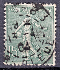TIMBRE 1903 FRANCE SEMEUSE N° 130-OBL.TB-VOIR CACHET-VOIR SCAN