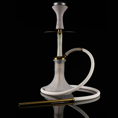 Contraband Hookah Shisha, Wasserpeife, Russian Roulette, Gold/White