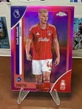 2025-26 Topps Chrome Premier League - Zach Abbott (RC) Pink Refractor /250