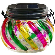 Jar Light Solar Outdoor Decorative Light Garden Hanging Decor